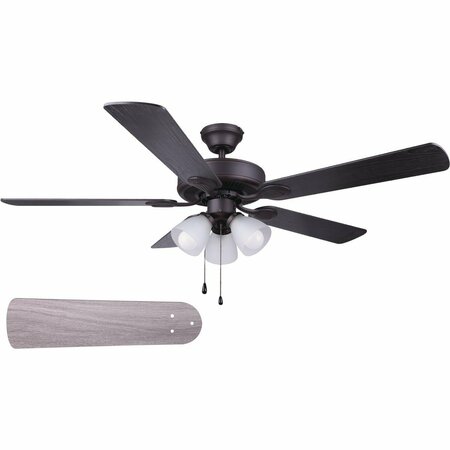 CANARM GS 52 in. Villa Orb Fan CF52VIL5ORB-B